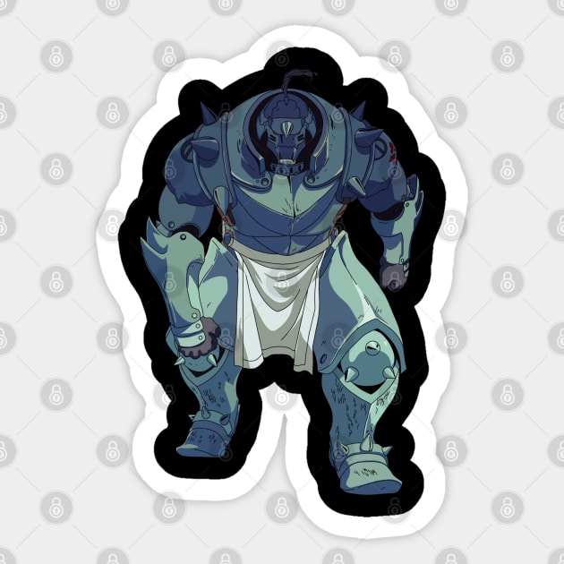 Full Metal - Alphonse Elric Sticker by kayylpso